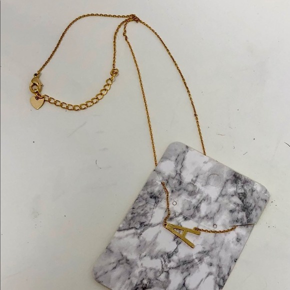 NWOT Initial Floating A Necklace - Picture 6 of 6